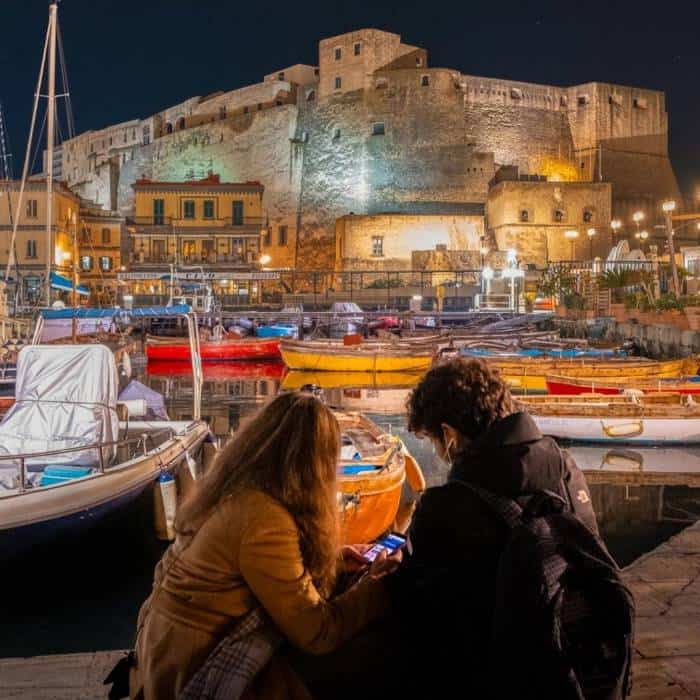 Castel dell'ovo il luogo  più Romantico di Napoli