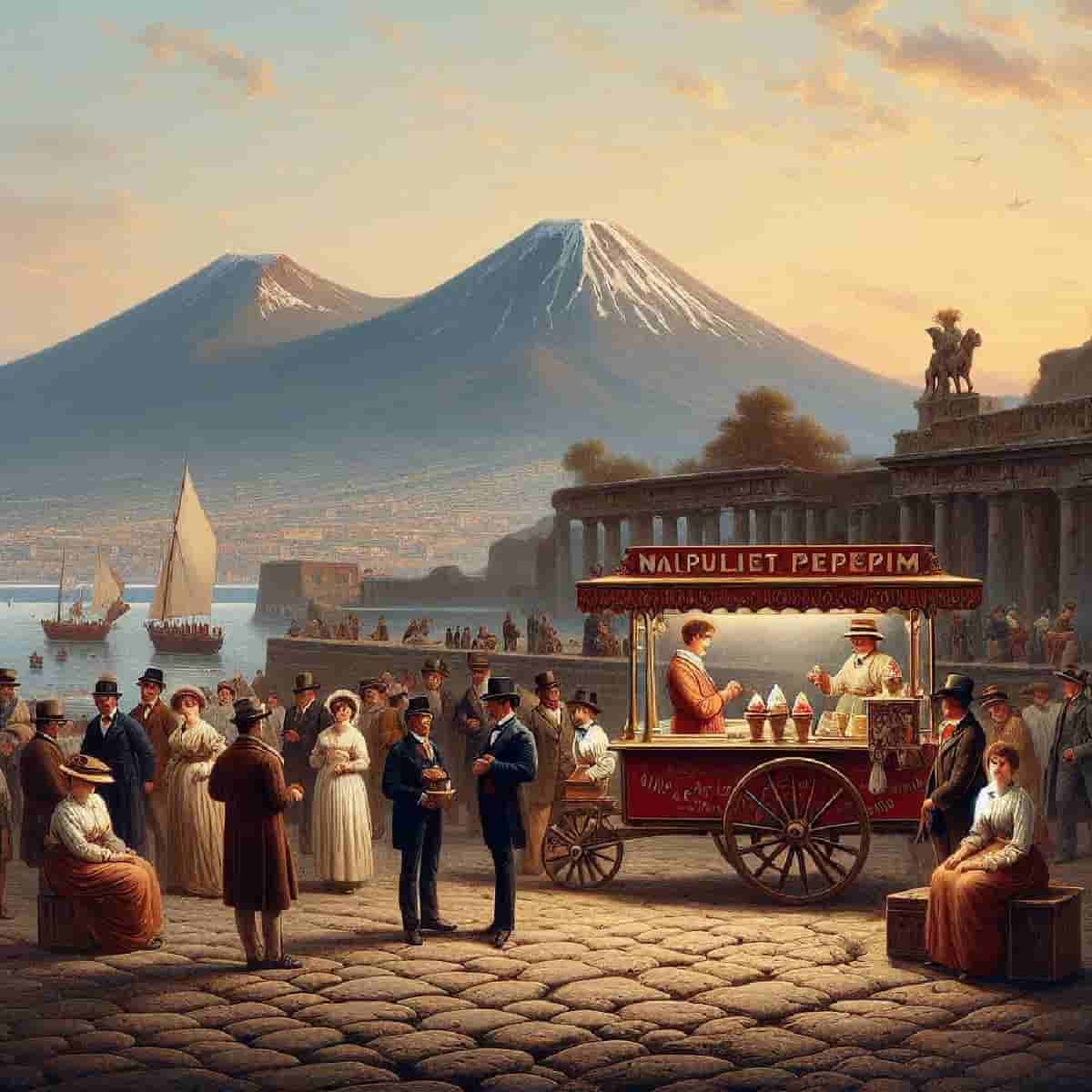 Napoli: la storia del gelato e del cono